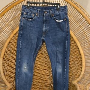 Levi's Classic Straight Blue Jeans 505